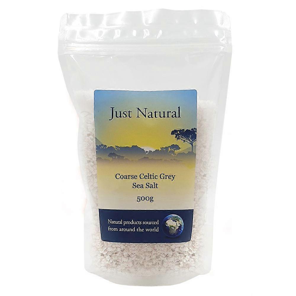 Just Natural Coarse Celtic Grey Sea Salt (Sel de Guerande) Unrefined 500g