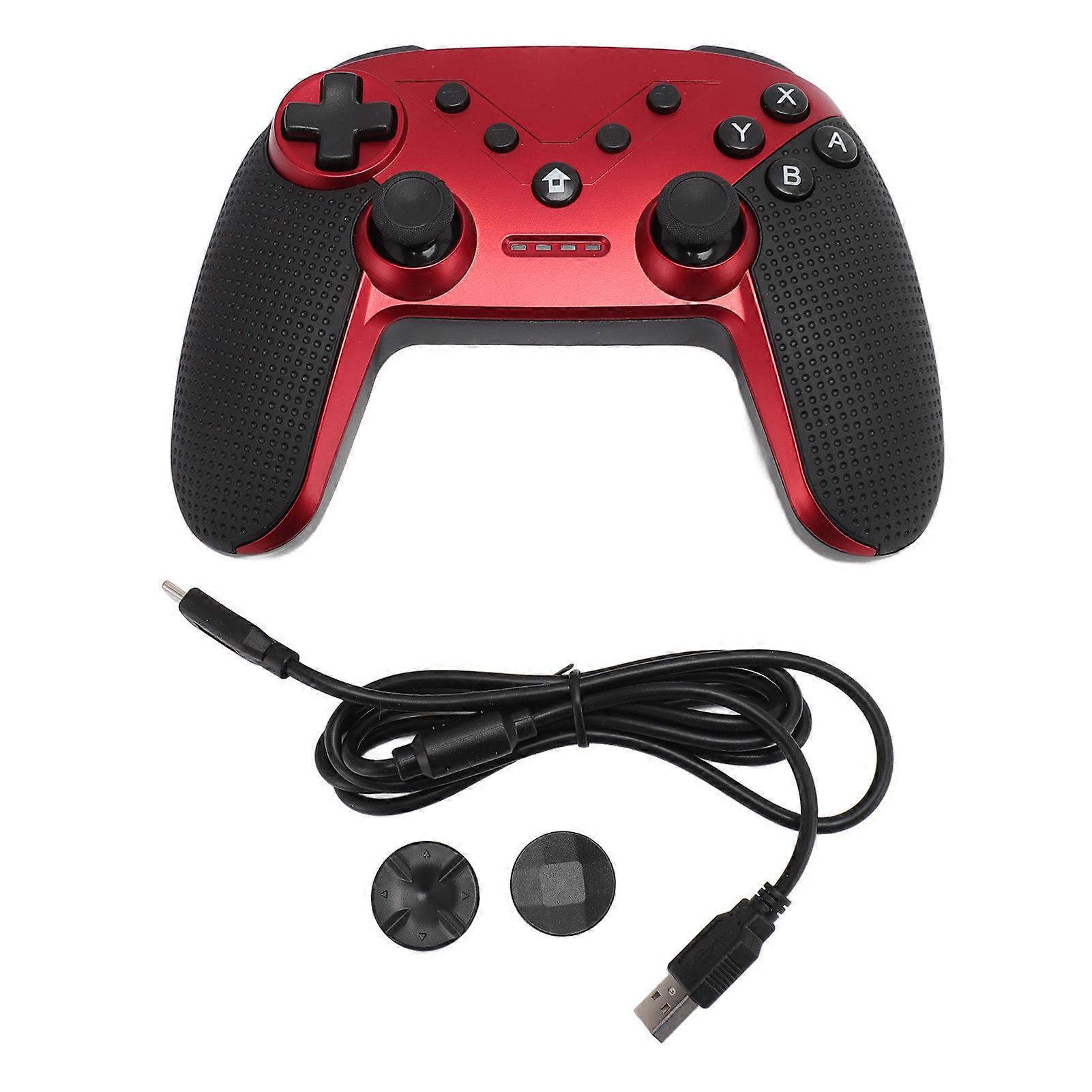 Bluetooth Gaming Controller for Switch Lite OLED Turbo Dual Vibration PC Video Game Controller with Blue LED Indicators for Android for IOS