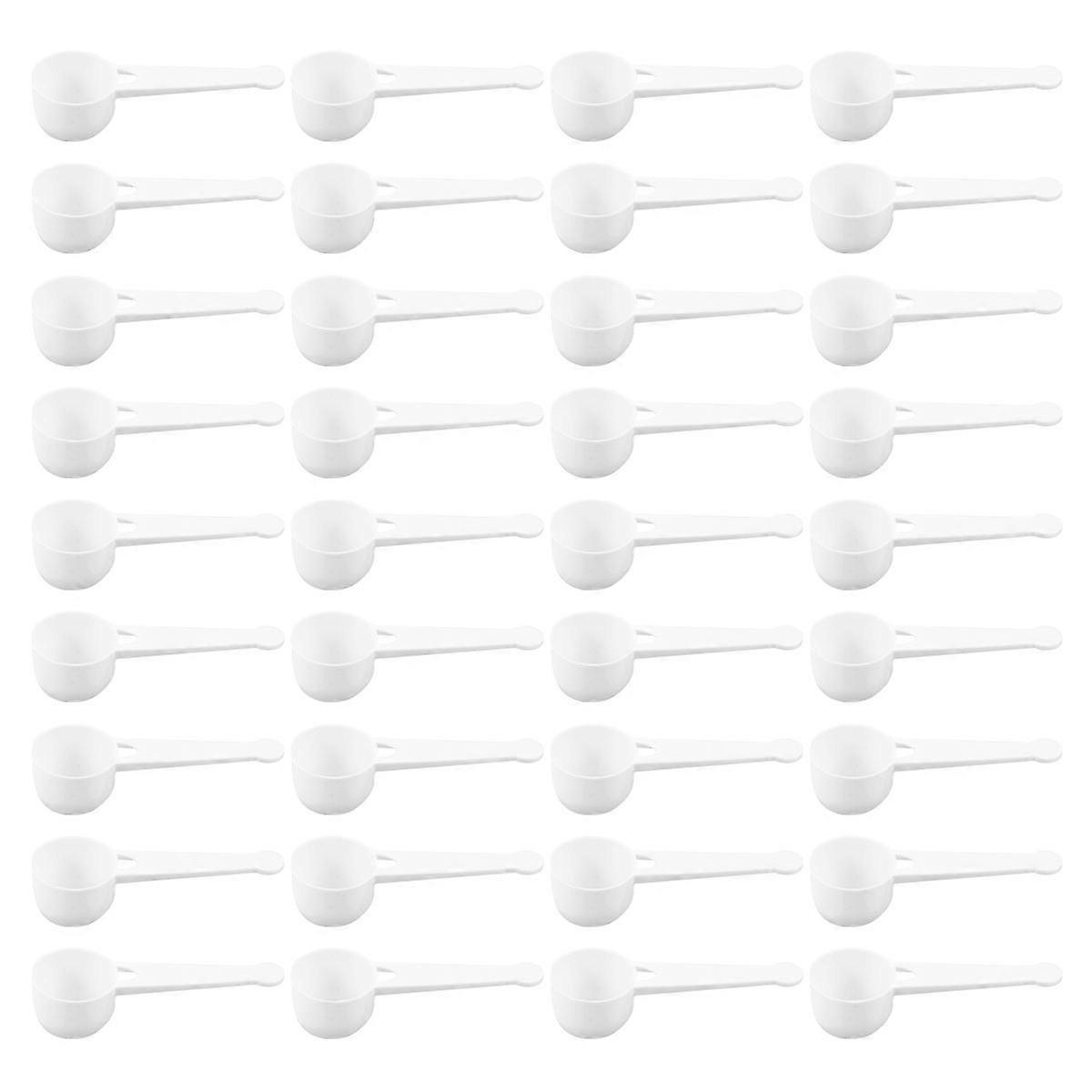 Long Handle Measuring Spoons, Plastic Scoops Bulk for Accurate Powder Measurement