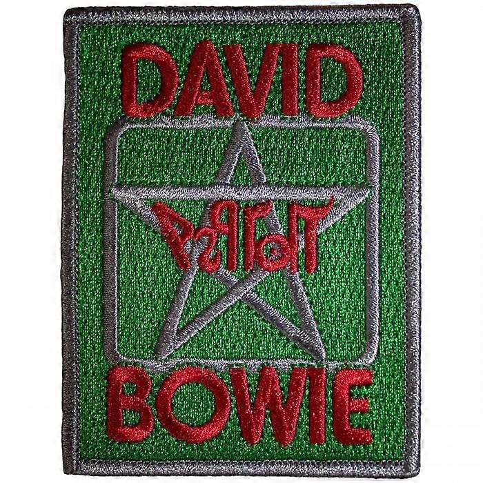 David Bowie Back Stage Pass Iron On Patch