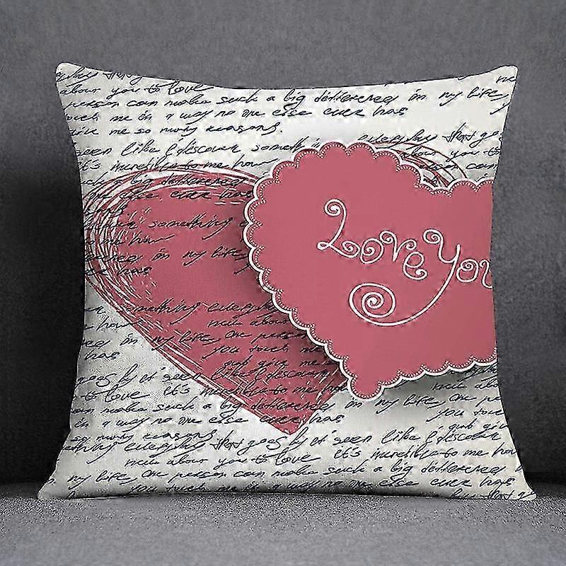 كيوبيد نمط عيد الحب وسادة زخرفية للمنزل والمكتب ، تصميم غطاء وسادة مربع ، مثالي للديكور الموسمي 579jpjcjh