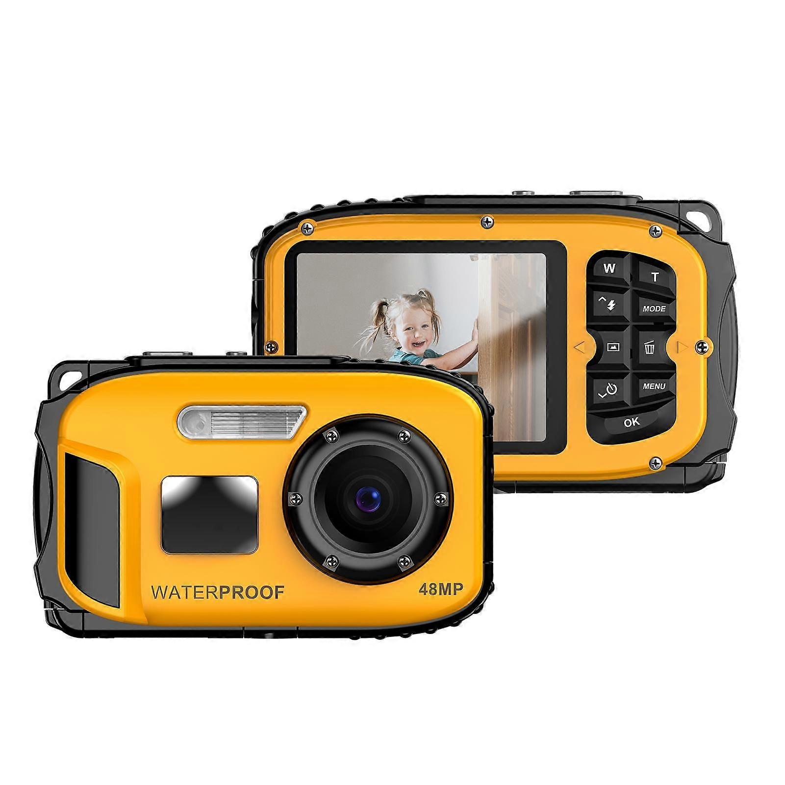 1080P waterdichte digitale camera 48MP digitale videocamera 2,4 inch IPS-scherm IP68 5M lichaam