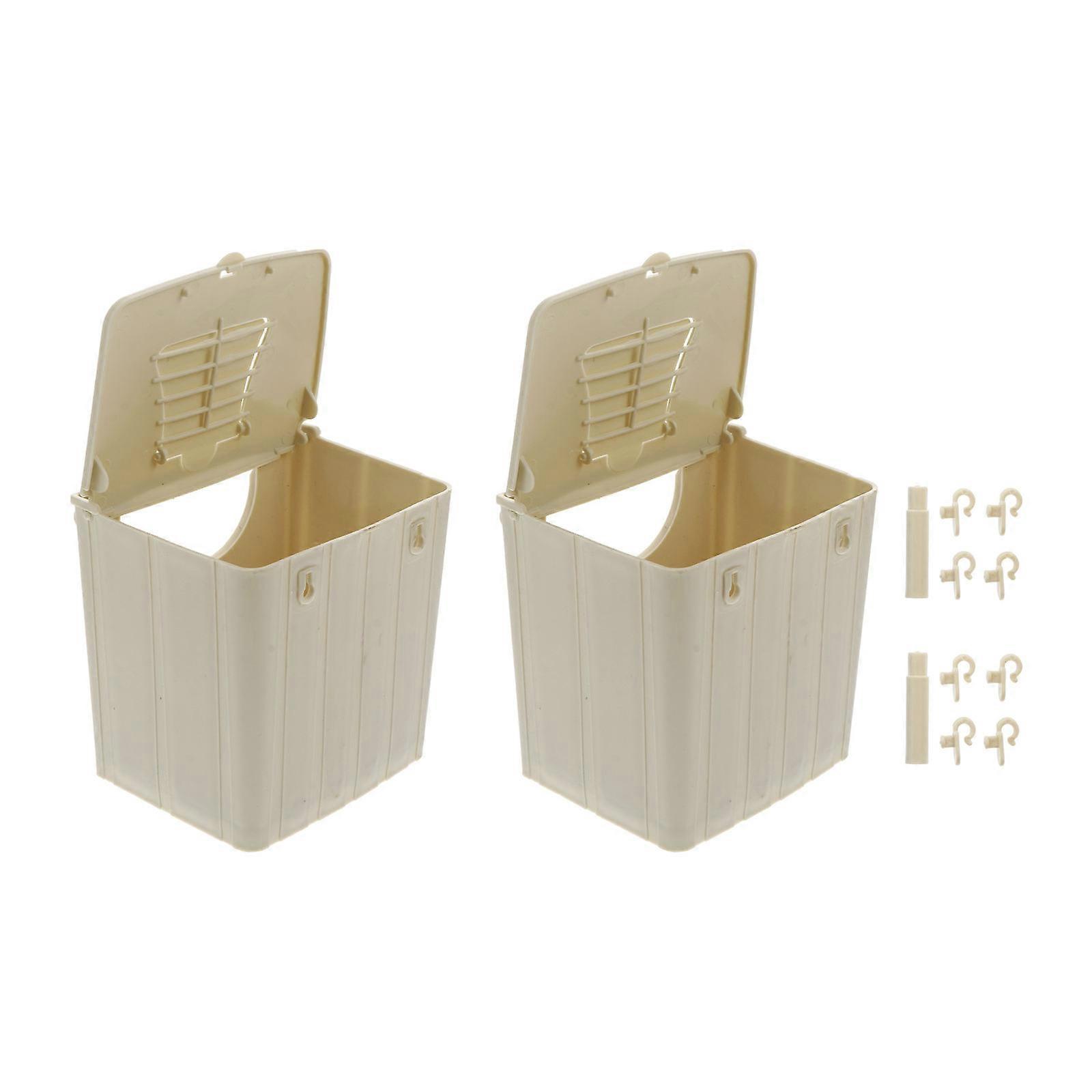 Plastic Bird Breeding Box   Safe Incubation & Roosting Nest for Finches, Lovebirds, Sparrows   Durable & Breathable Design for Home or Garden Use