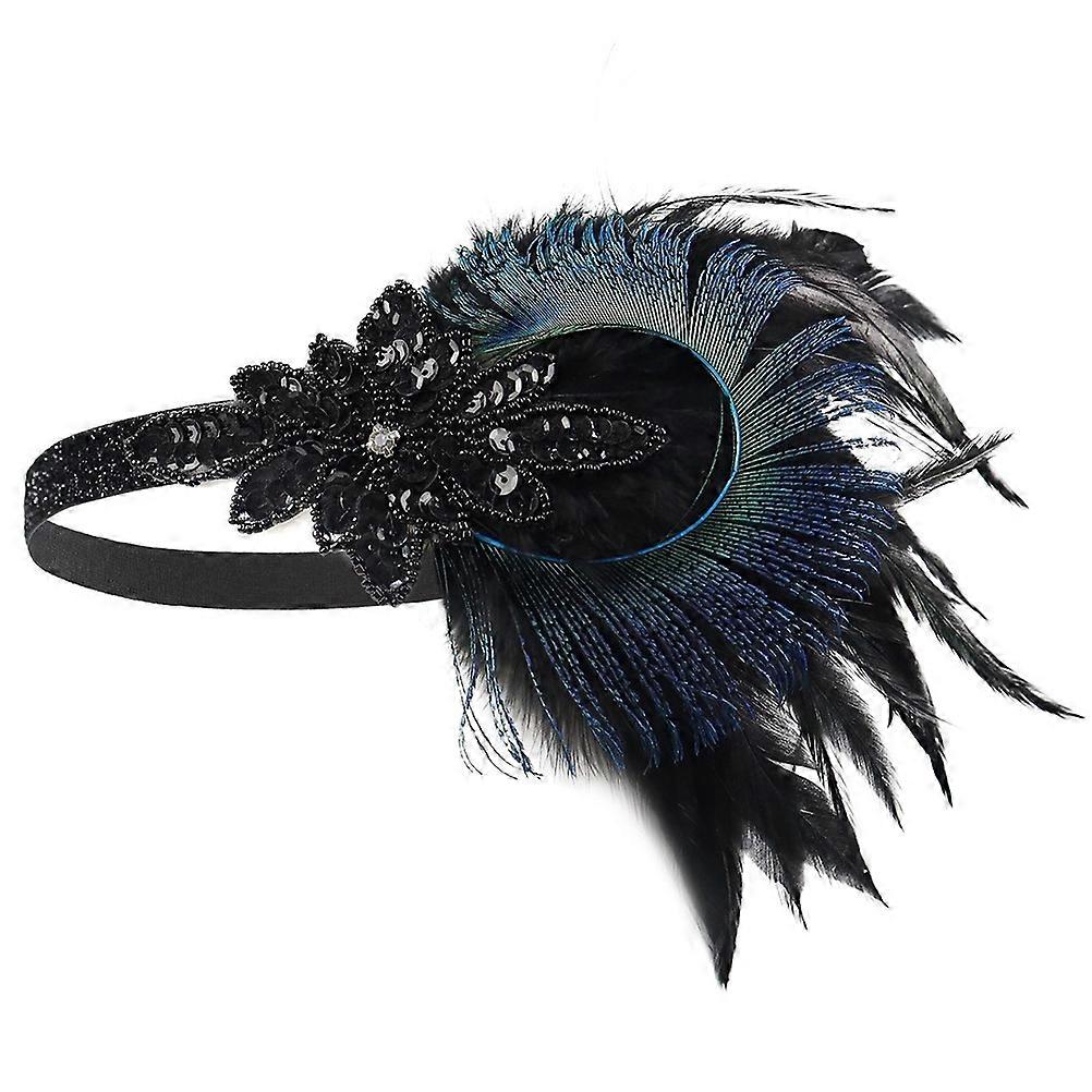 Event Hairstyle Compliments, Flapper Headpiece for Women's Occasions