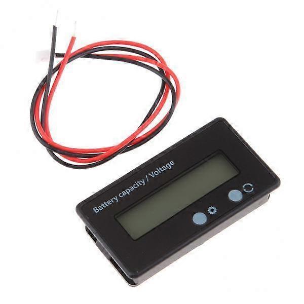 2X LCD Battery Capacity Indicator Voltmeter Voltage Tester GY-6S Blue