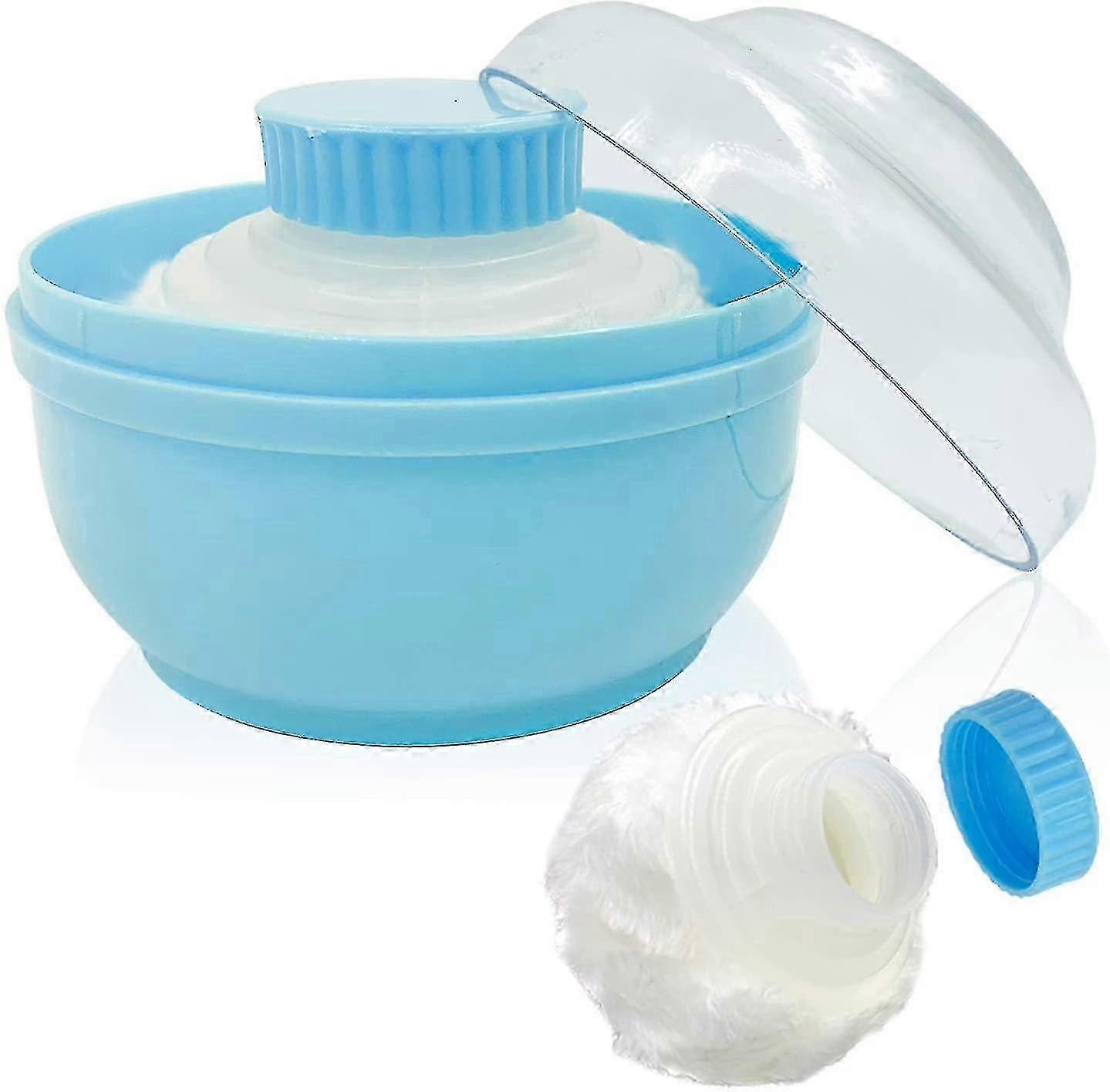 Fluffy Body Powder Container 3.5" After-Bath Storage Case