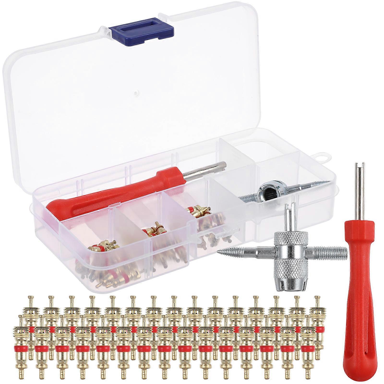 32 Piece Core Wrench Set for Car, Truck, Bike, and Motorcycle – Durable Tire Repair Tool for Stem Removal