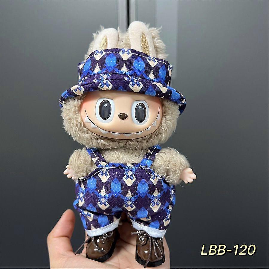 3 sets of Labubu 21cm doll clothes change cute doll clothes (clothes only)