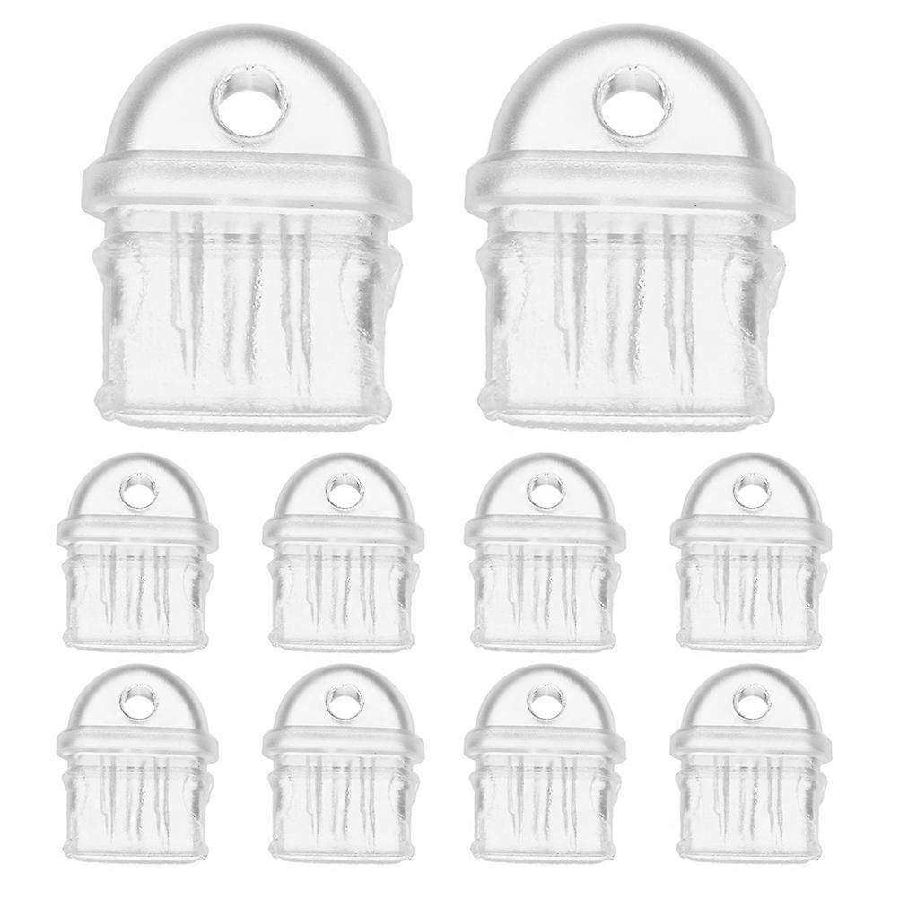 12pcs Transparent Type Dust Plugs, Compact PVC Charging Port Protectors for Easy Insertion and Removal on Mobile Devices