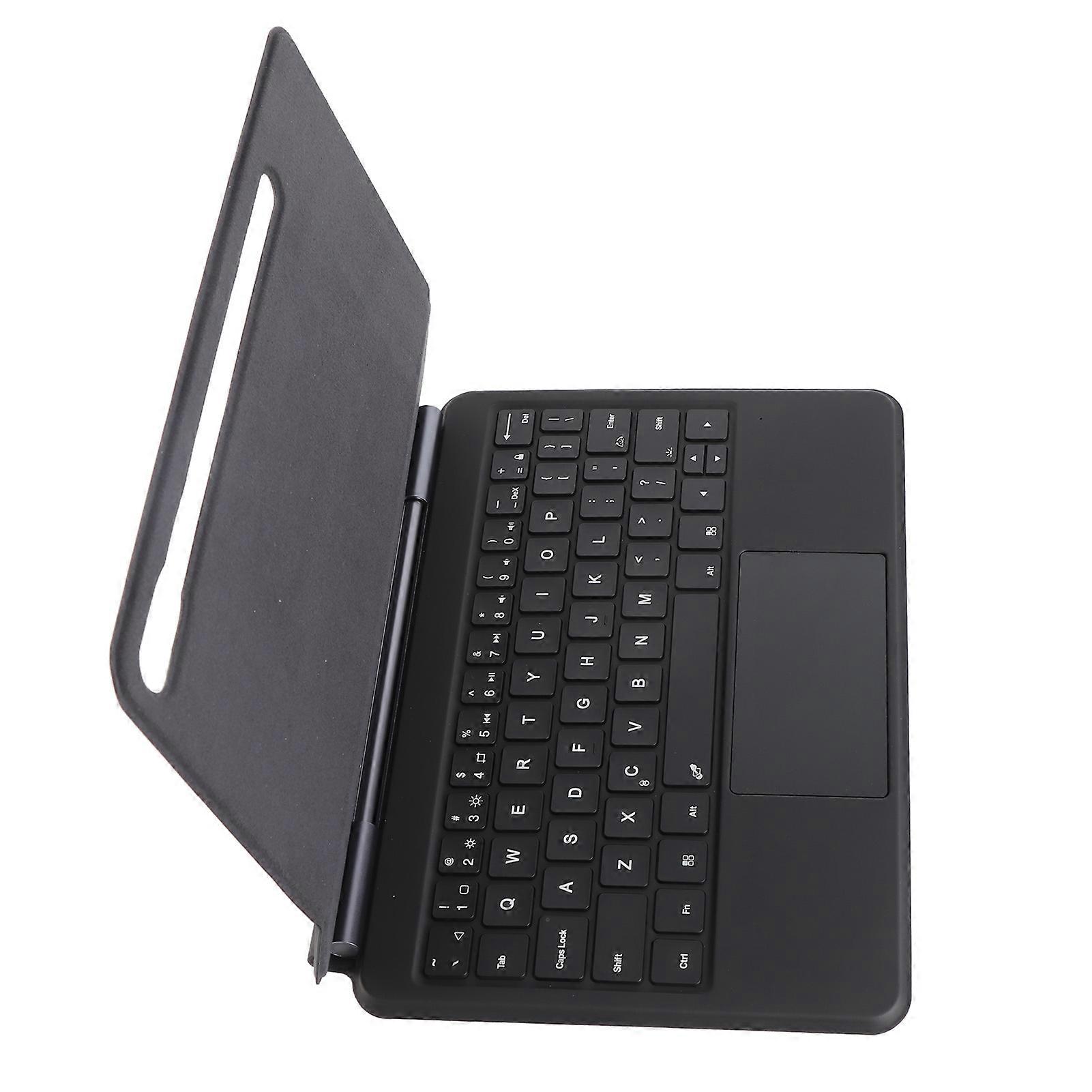 Tablet Keyboard Protective Case BT Touch Magnetic Floating Keyboard Tablet Protective Cover Black
