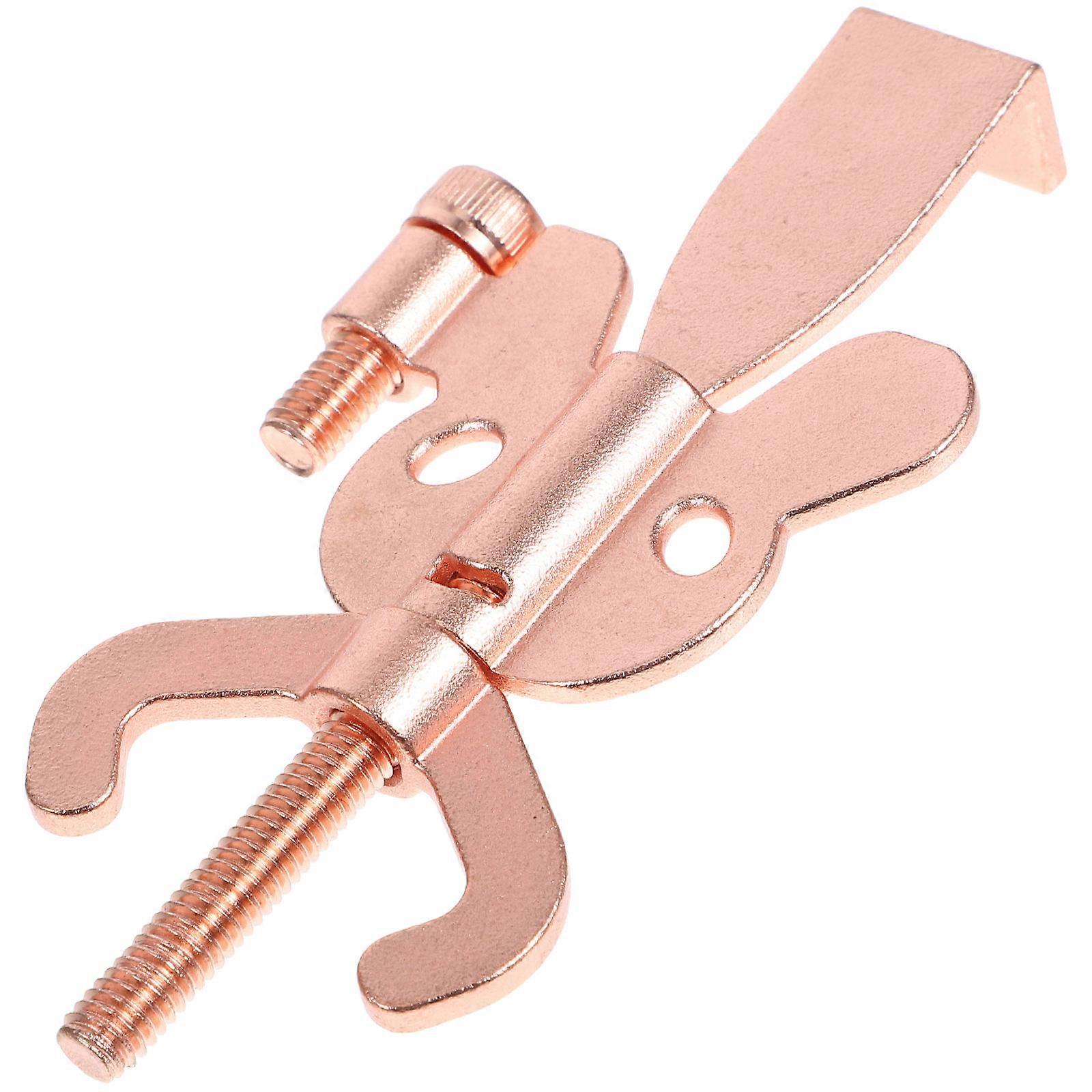 Security Door Lock Household Door Stopper Compact Shape Stainless Steel Travel Hotel Use 1Set