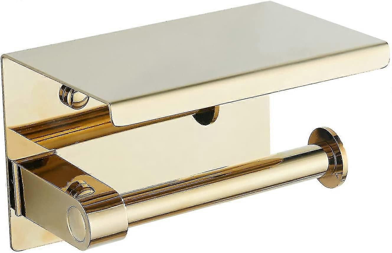 トイレットロールホルダーゴールド304ステンレススチールトイレットロールホルダー