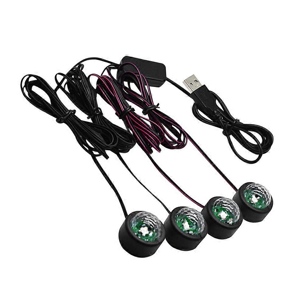 Lights Usb Powered Interior Light Ambient Lighting Lamp Assorted Color Voice Control 1Pack