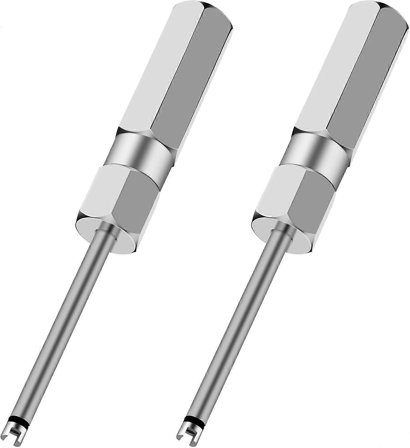 2pcs Valve Core Removal Tool Set, Screwdriver Tire Valve Stem Core Remover Tool