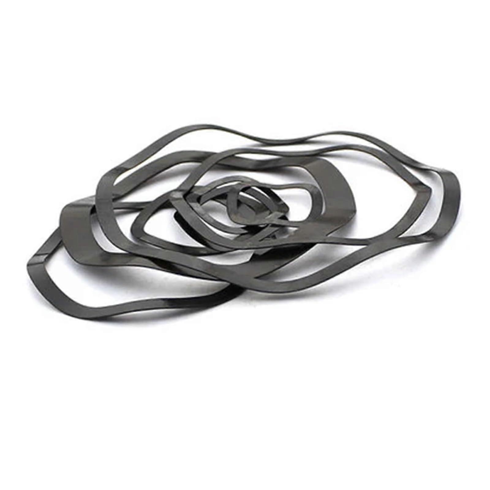 10 pieces M12 M16 M19 M23 M25 18 mm31 mm outer diameter steel shaft type seal wave spring washer elastic washers seals (M25x31mm)