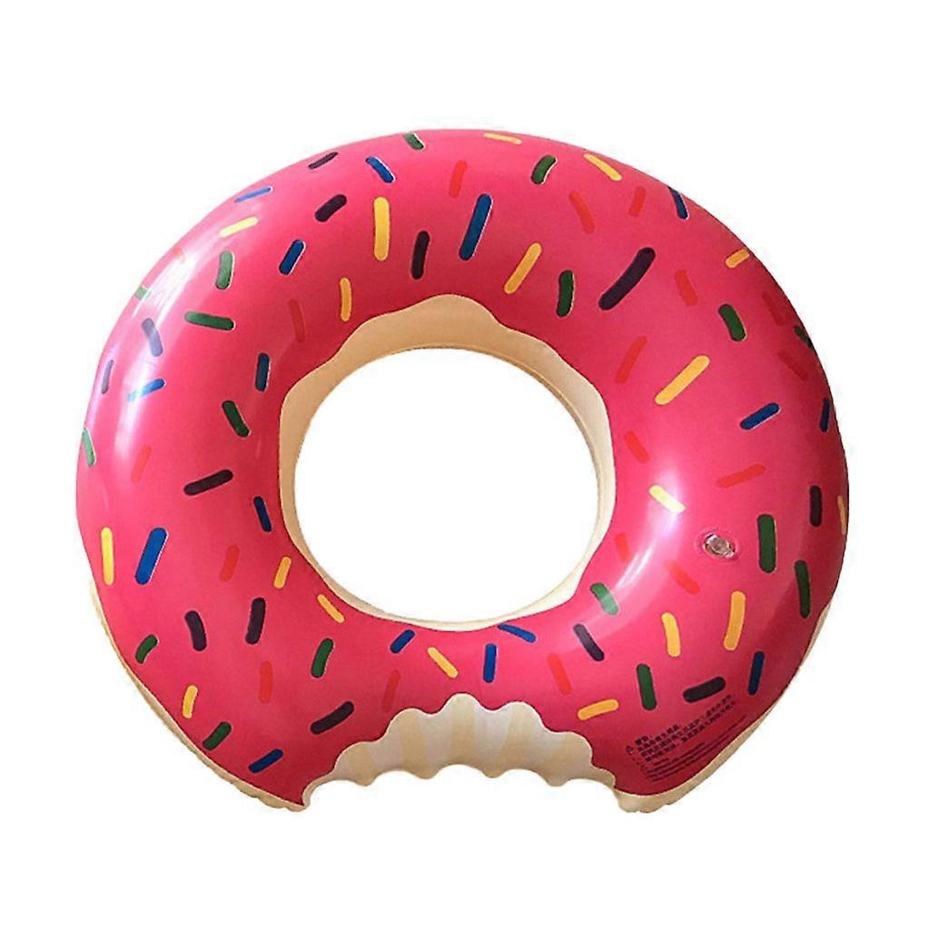 Children's Inflatable Pool Float - Donut Ring, Red