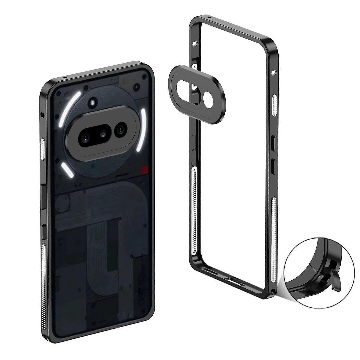 Metal Frame Heat Dissipation Phone Case with Camera Guard Ring