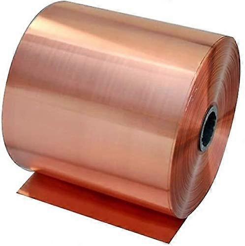 Brass Thin Sheet Foil Strips, 0.3mm Brass Plate, 200mm x 1000mm Copper Foil, Cut Metal for DIY and Construction Projects