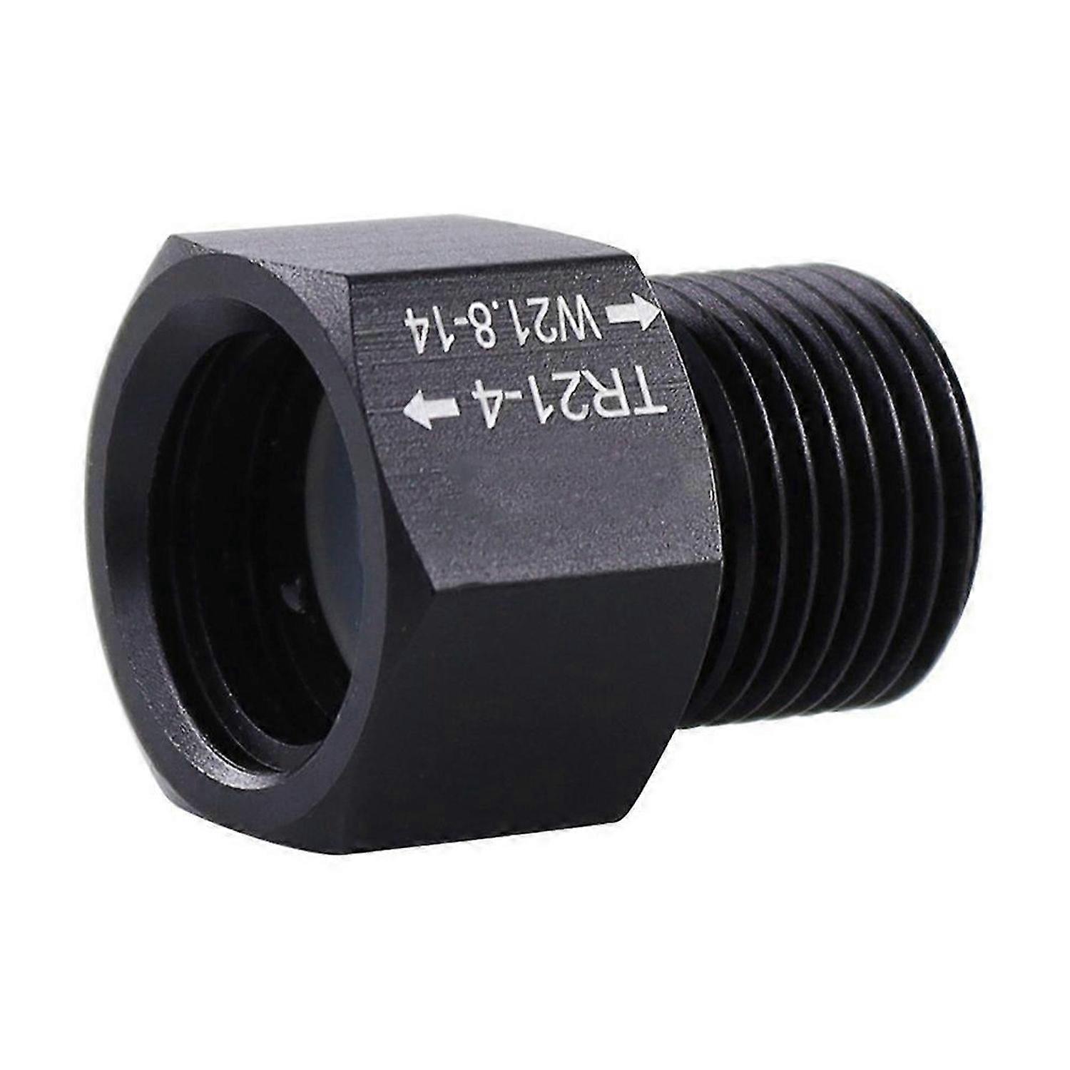 CO2 Cylinder Adapter, T21-4 to W21.8-14 Adapter Converter to CO2 Cylinder for Stream
