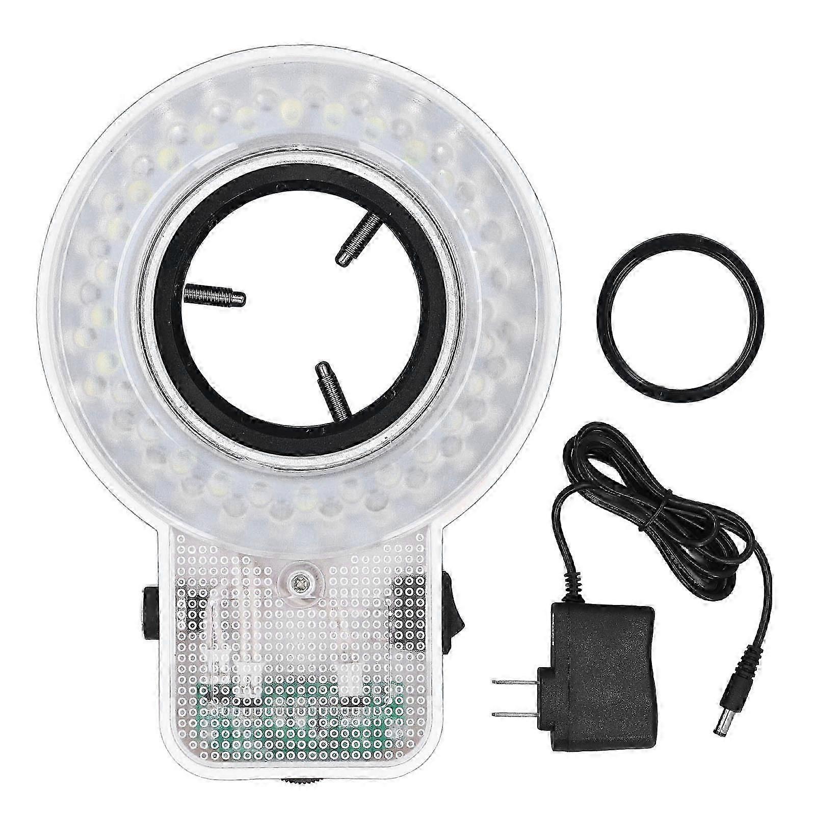 2025 Latest Model LED Ring Microscope Light 56 Beads Adjustable 360 Degree