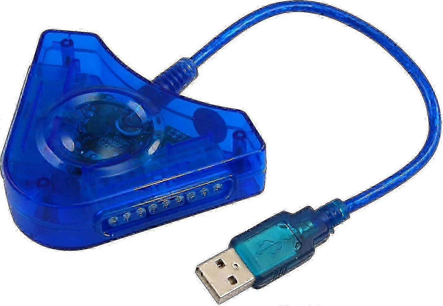 2 Port Ps2 To Ps3 Usb Game Controller Converter Adapter