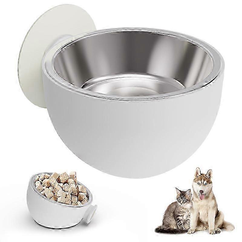 Köpek Su Kabı Duvar Mouted Taşınabilir Köpek Anti Dökülme Büyük Köpekler Yavaş Besleyici