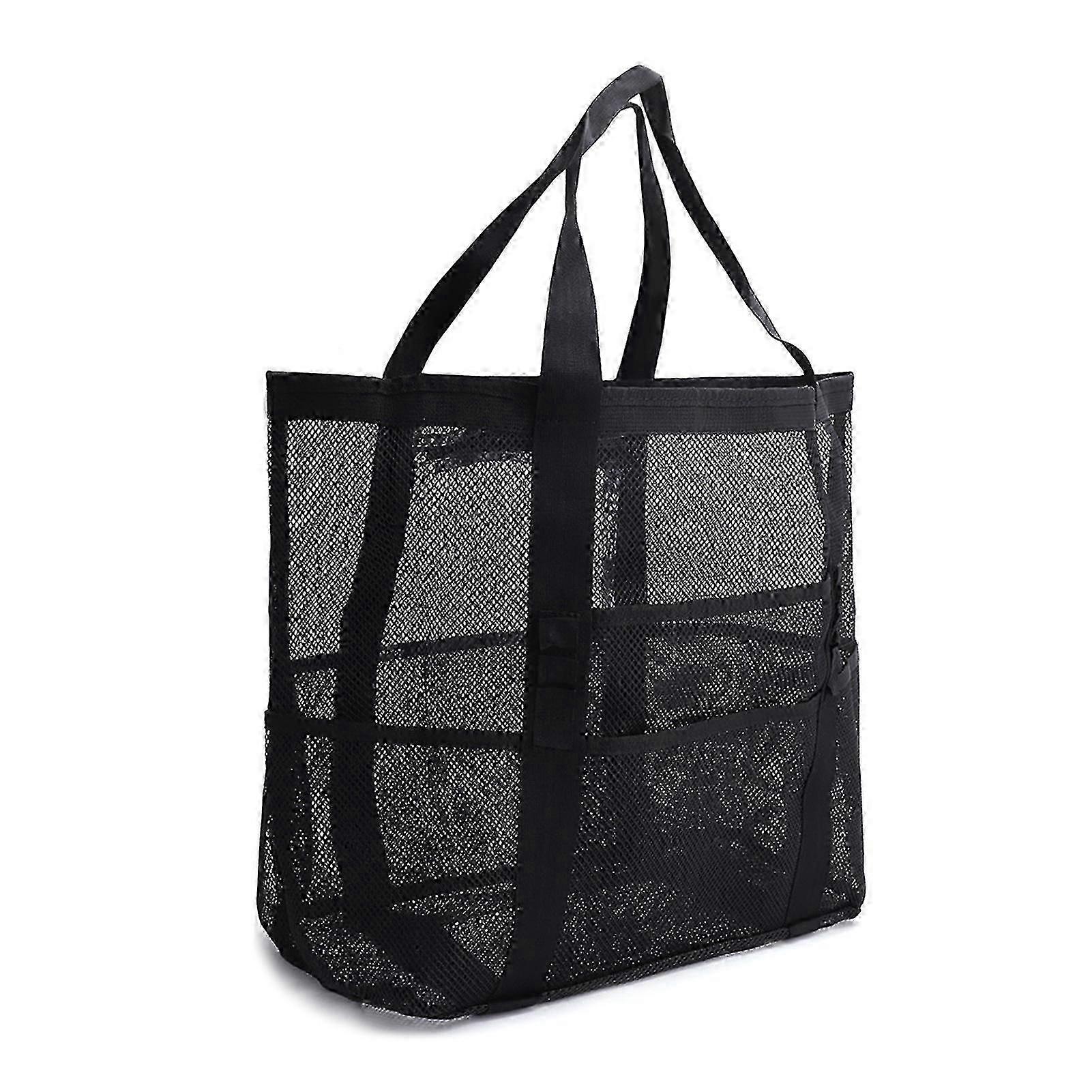 Tote Mesh Beach Bag Multifunctional Storage Bag for Travel