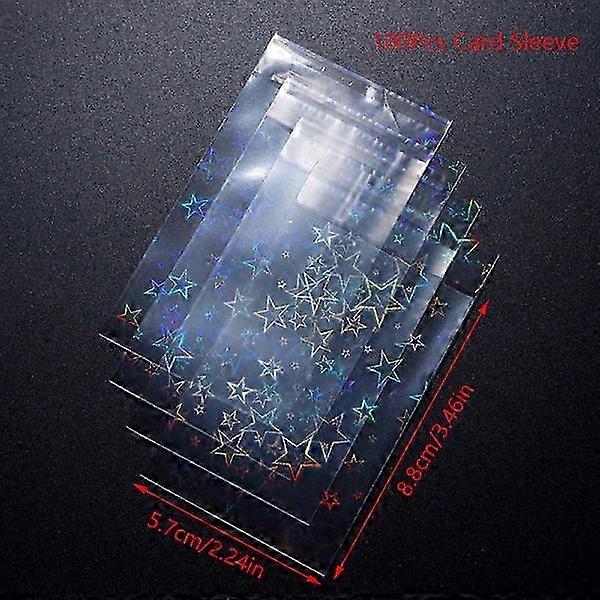 100 PCS holographic card case suitable for certain brand