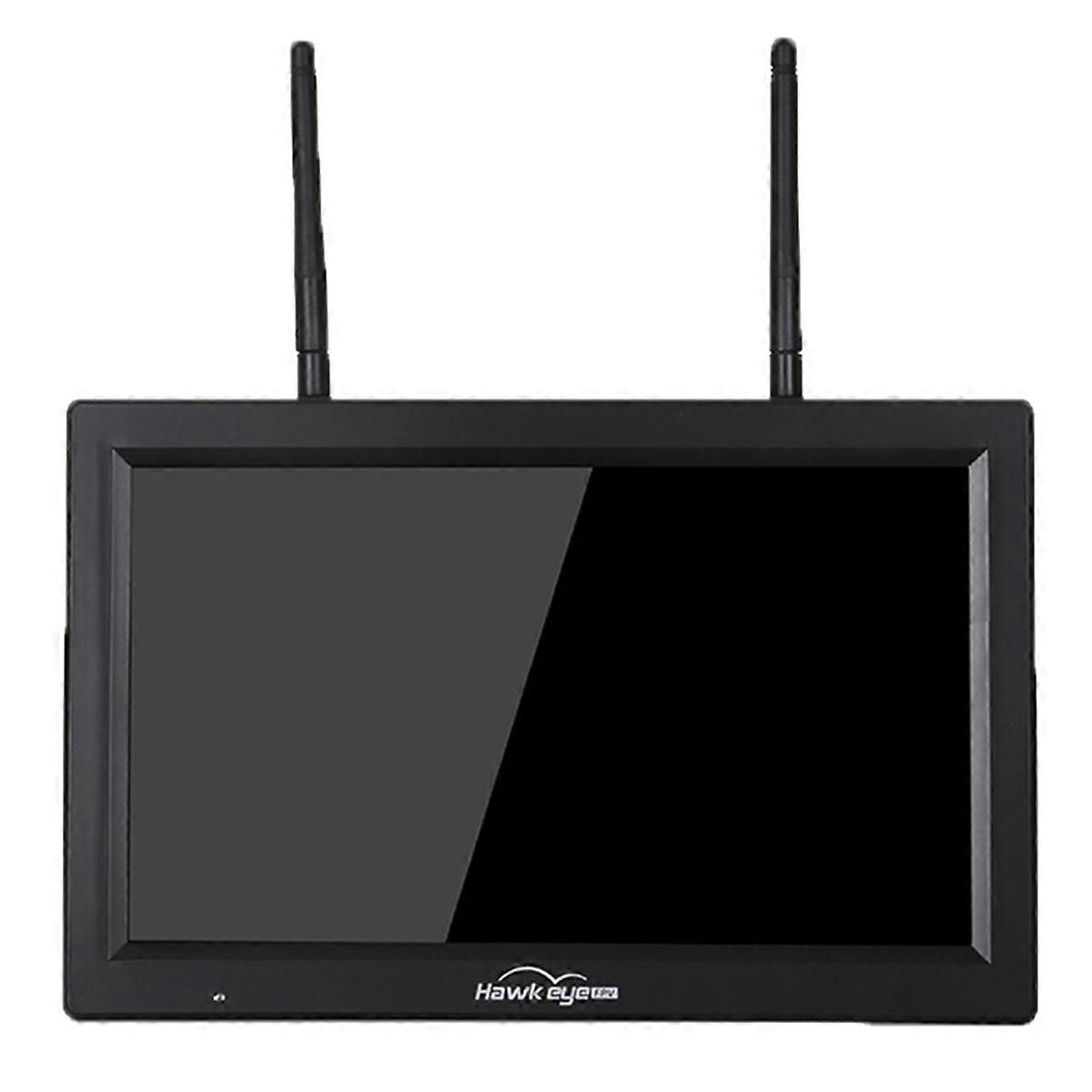 Monitor Captain X FPV 10,2 polegadas 1024x600 Alta Resolução 5.8G Receptor Duplo 1000 Lux para Drones RC
