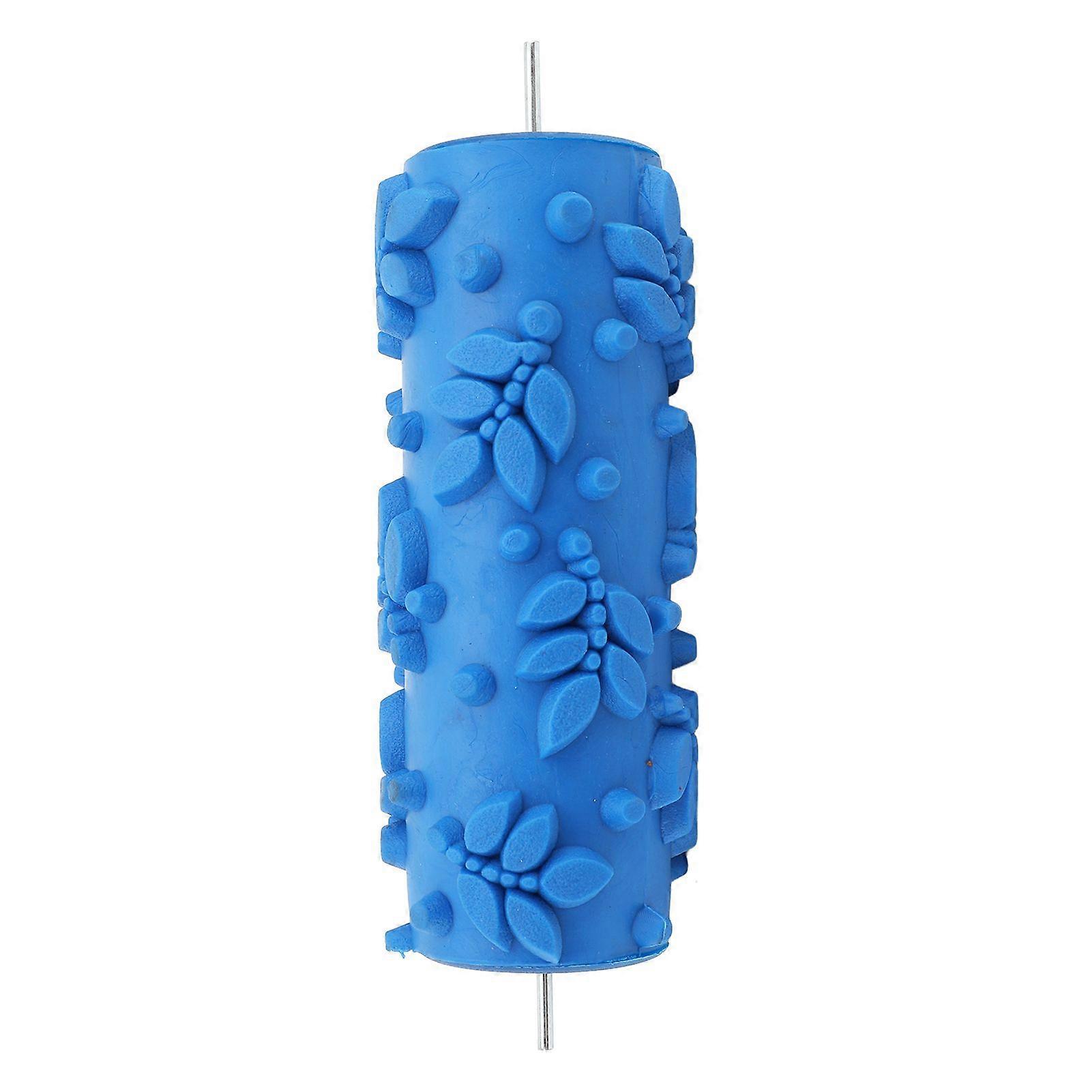 2025 Latest Model Pattern Paint Roller 5 Inch Rubber Reusable Versatile