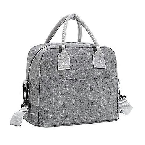 Shoulder Style Freezer Bag for Women Insulated Portable Lunch Box with Adjustable Strap and Large Capacity (B)