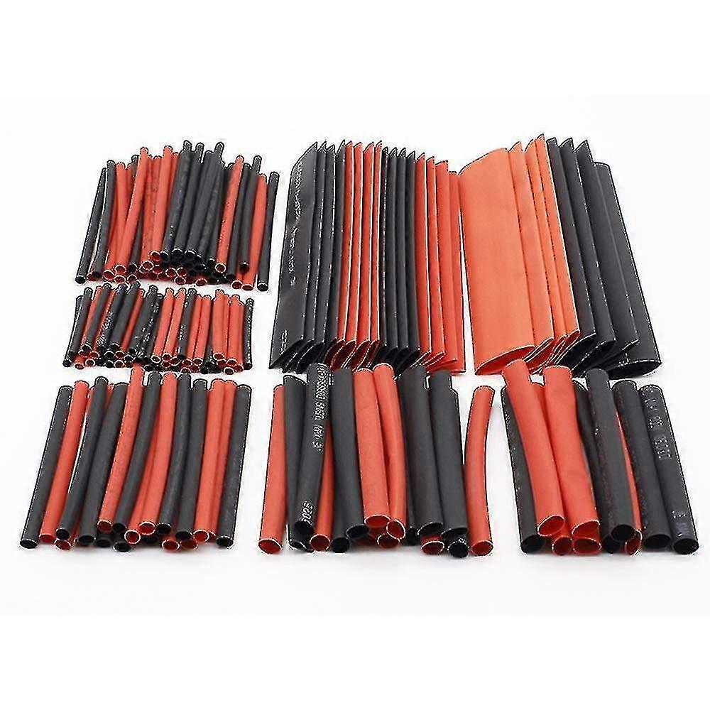 Black and Red Environmentally Friendly Flame Retardant Heat Shrinkable Tube Set 2:1 Polyolefin