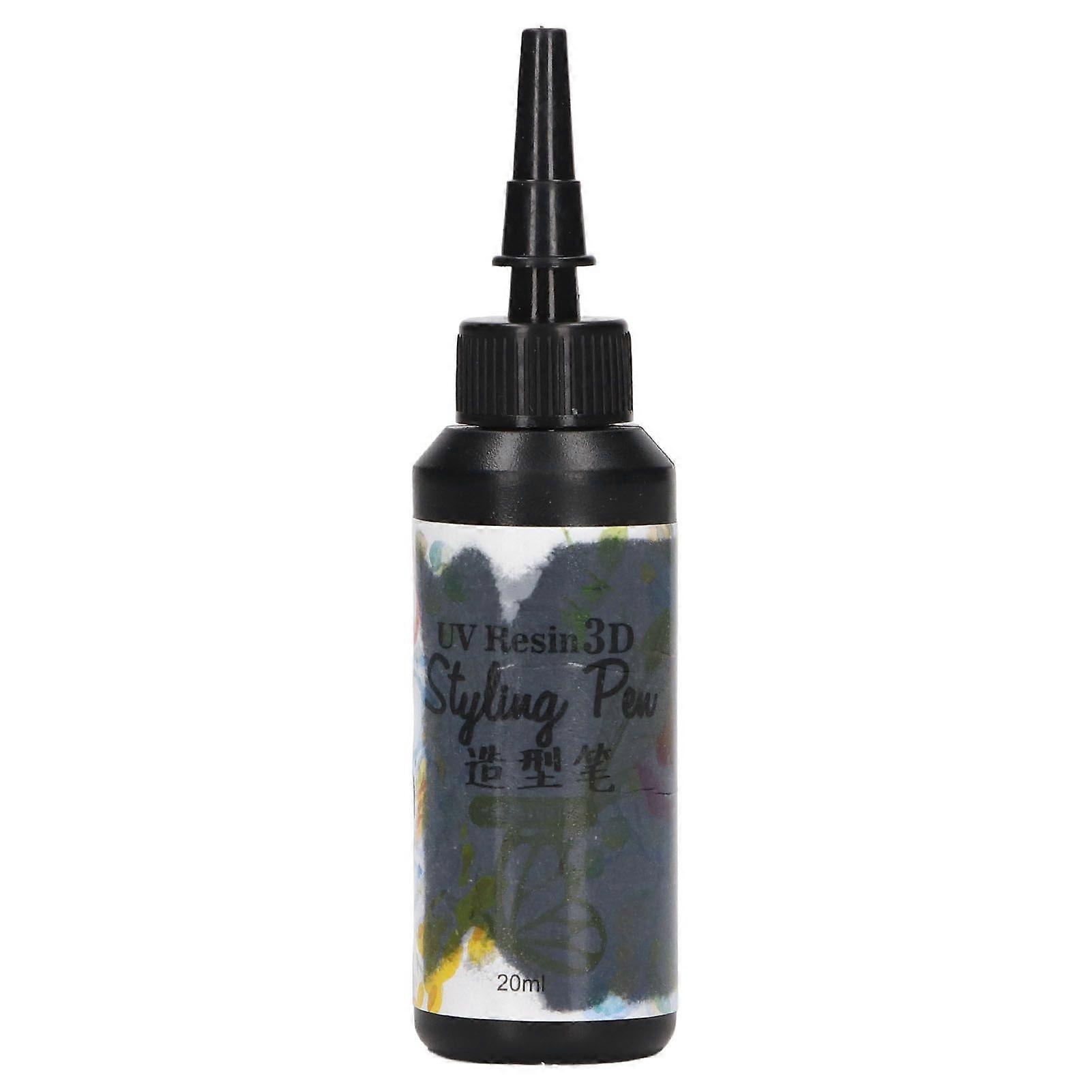 2025 Ultimo modello di penna per lo styling in resina UV 20 ml Fodera in resina UV 3D a polimerizzazione rapida