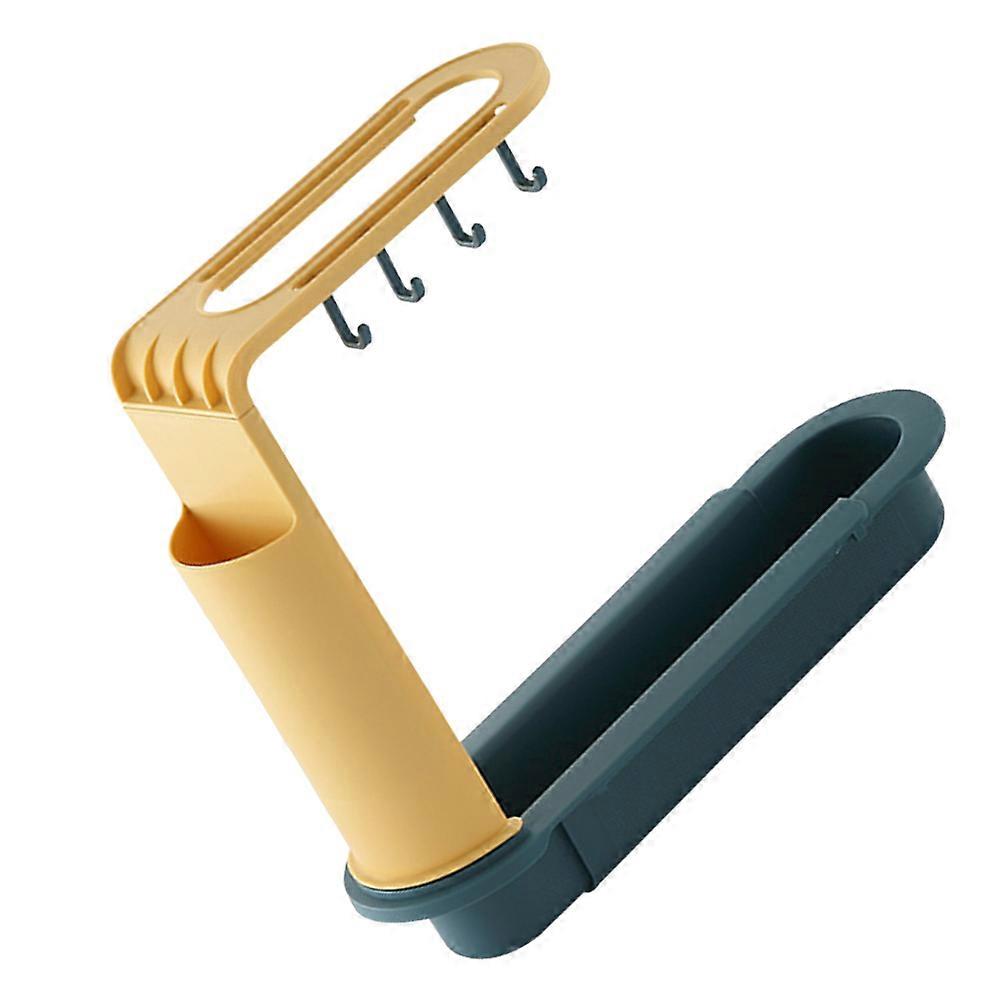 Kitchen Storage Rack Telescopic Sink Drain Rack Rectangular Modern Homeowners Hotel Use Plastic 50X8.3X29CM 1Pack