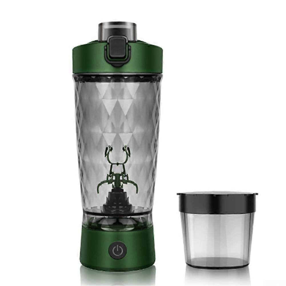 Electric with Efficient Mixing Functions, USB Rechargeable and LeakProof Design (Green)