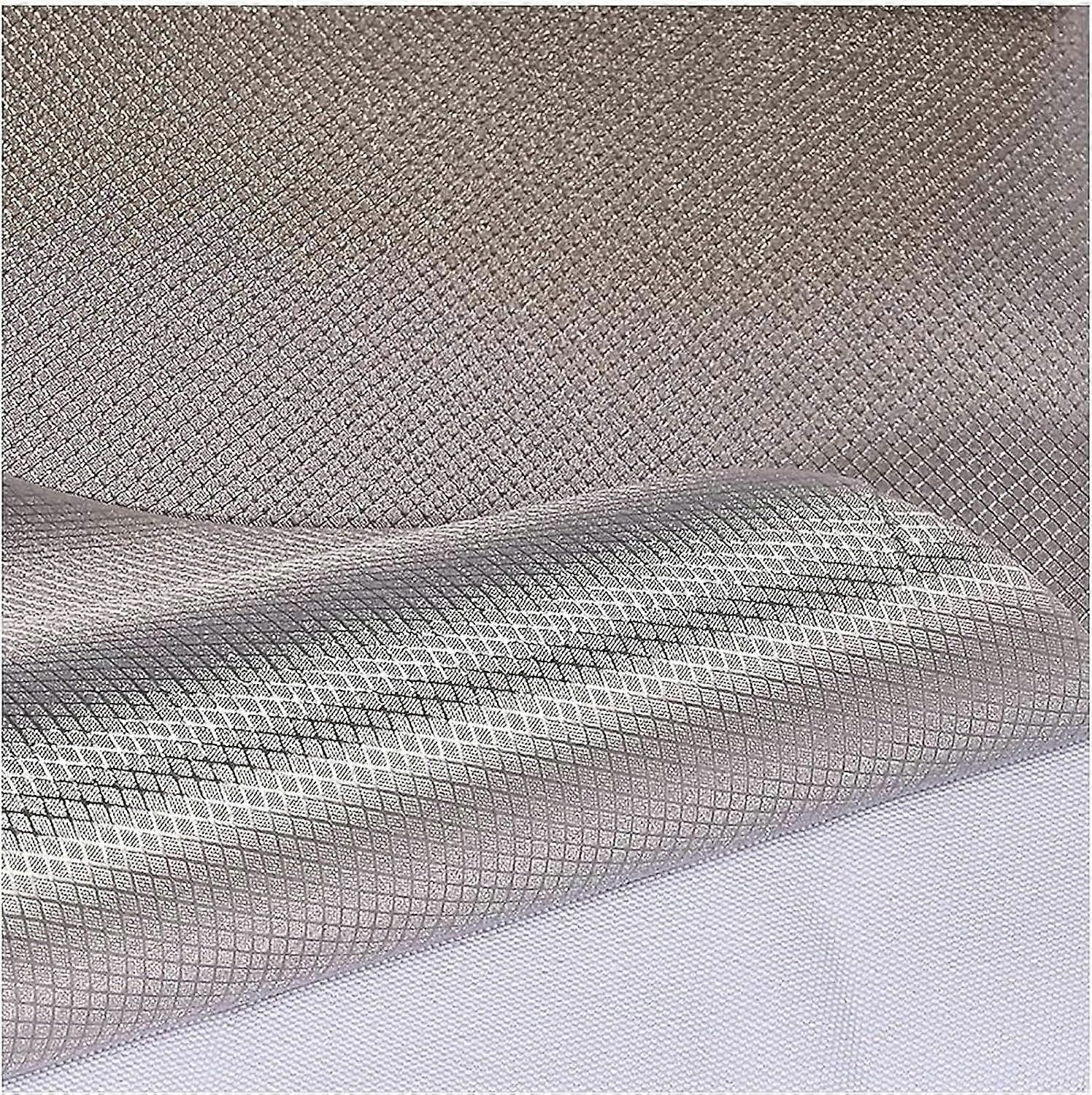 Faraday Fabric Signal Shielding, Conductive WiFi Blocking, 1.1X1m Silver