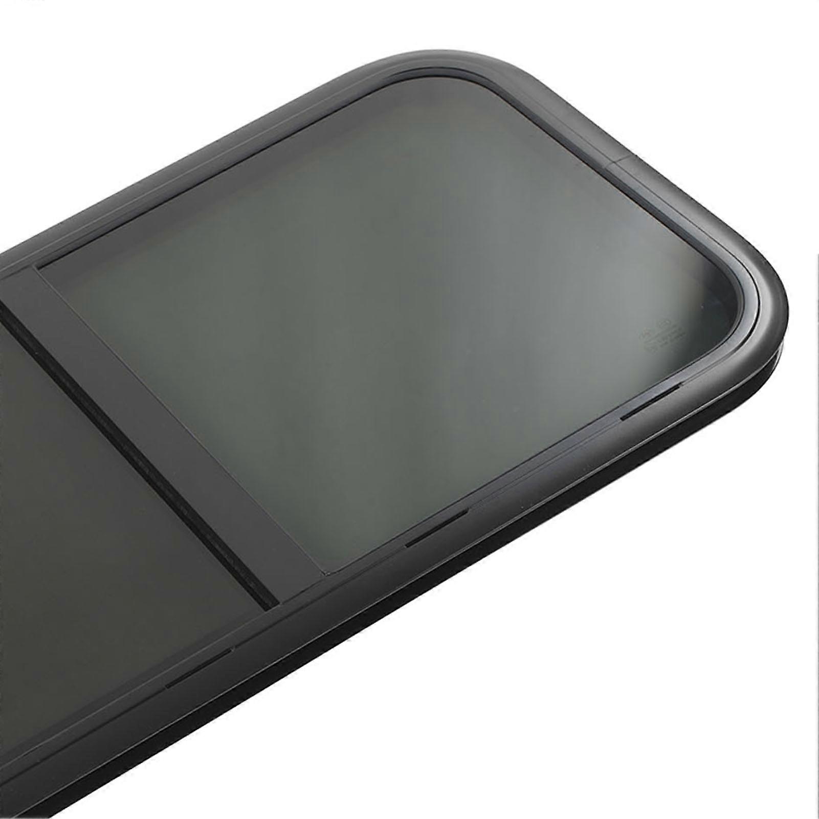 RV Window UV Protection Insect Screen Black Perfect Seal RV Sliding Window Universal for Caravan Camper Trailers 38‑43mm/1.5‑1.7in Wall Thickness