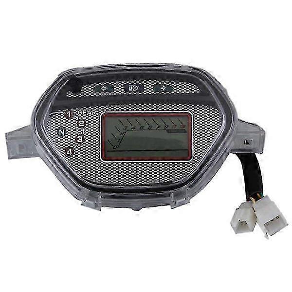 7 Colors Backlight  LCD Speedometer Pnp  DIGITAL METER Alpha for Honda Wave 100 Old/Ex5 Class/Wave A Edition 0709