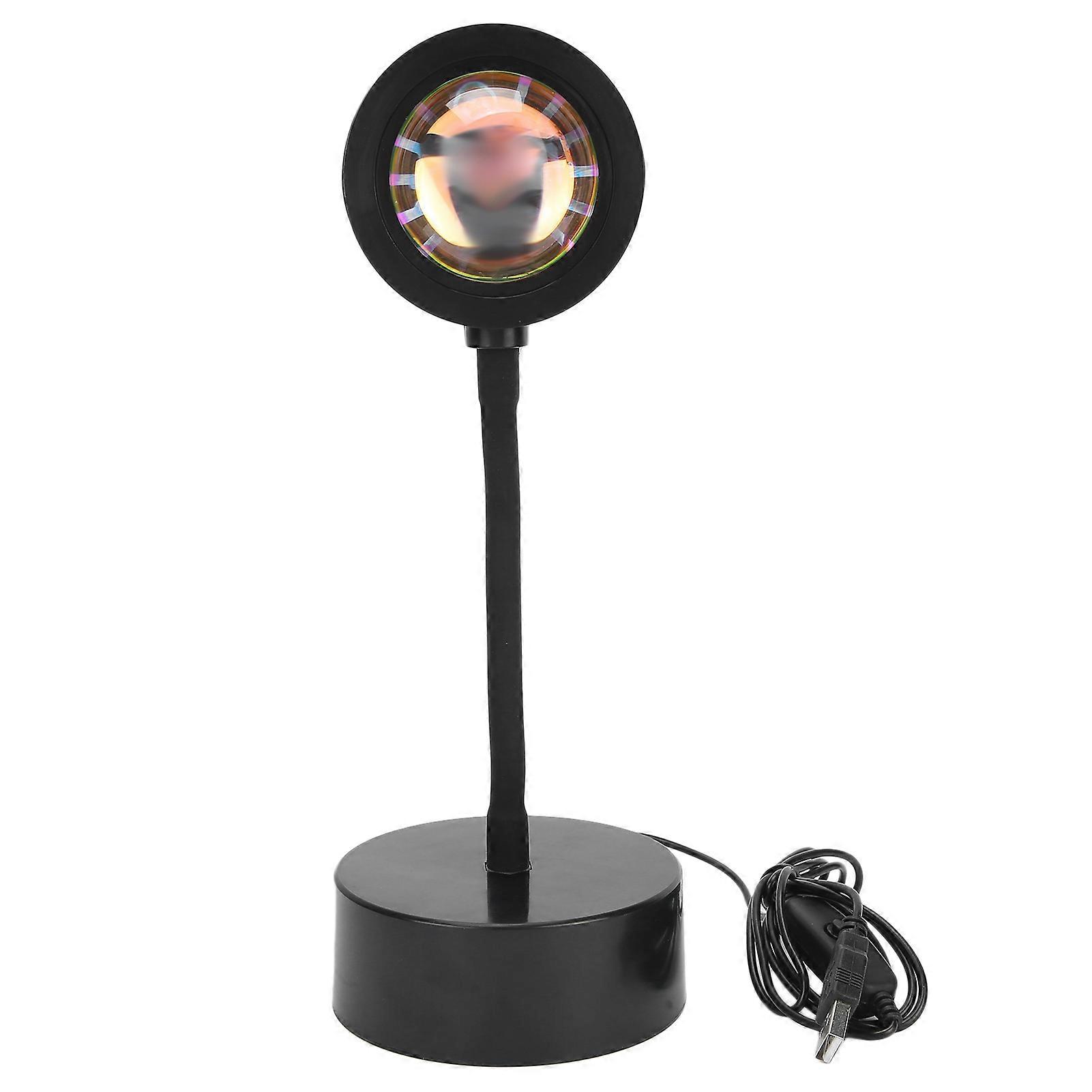 Projection Lamp 180 Degrees Rotation Adjustable LED Projector Light for Bedroom Live Room