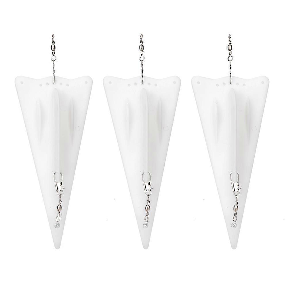 3pcs Kunststoff Angeln Trolling Sprungbrett Künstlicher Köder Köder Angeln Zubehör