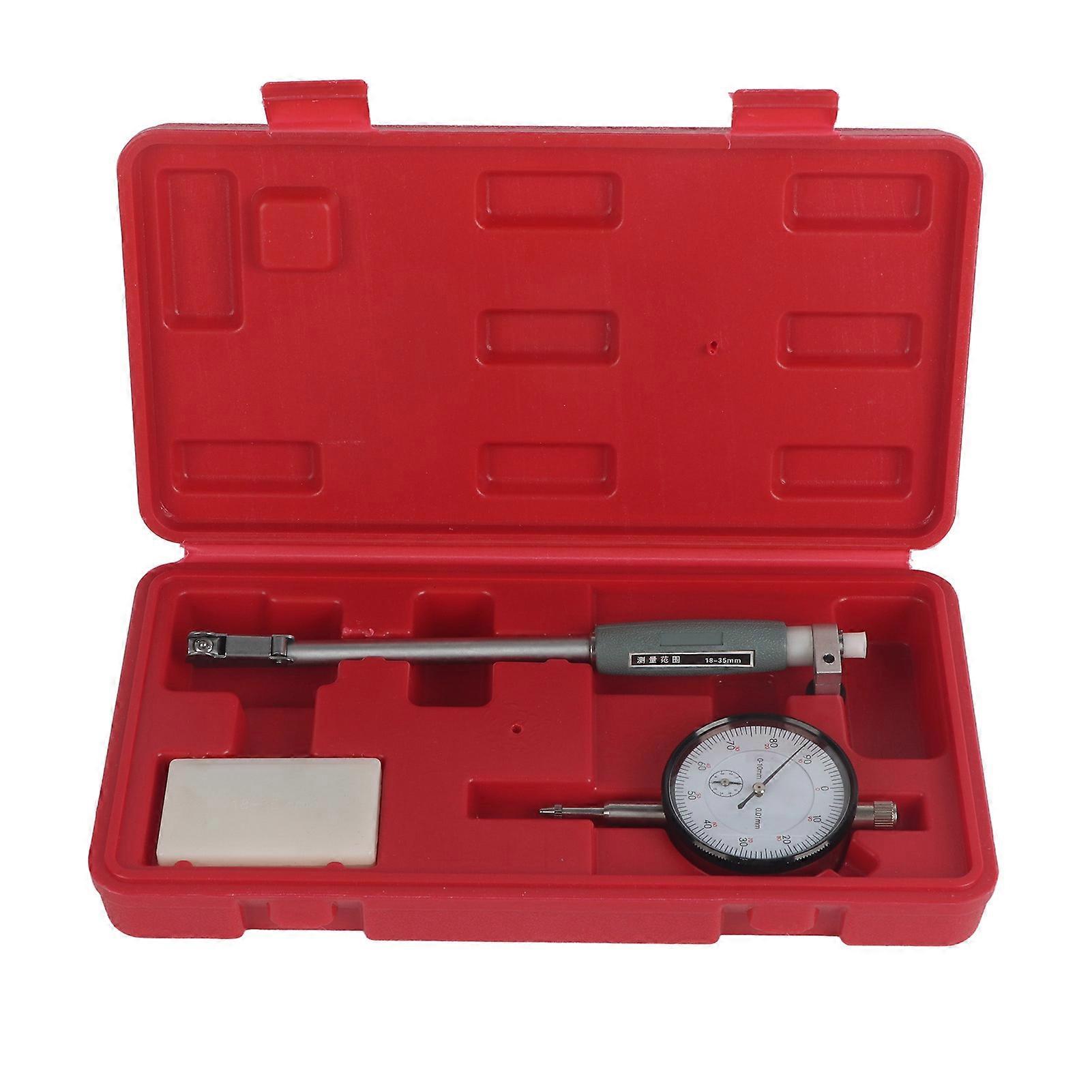 Dial Bore Gauge Hole Diameter Dial Indicator Inner Diameter Scale 18‑35mm 0.01mm