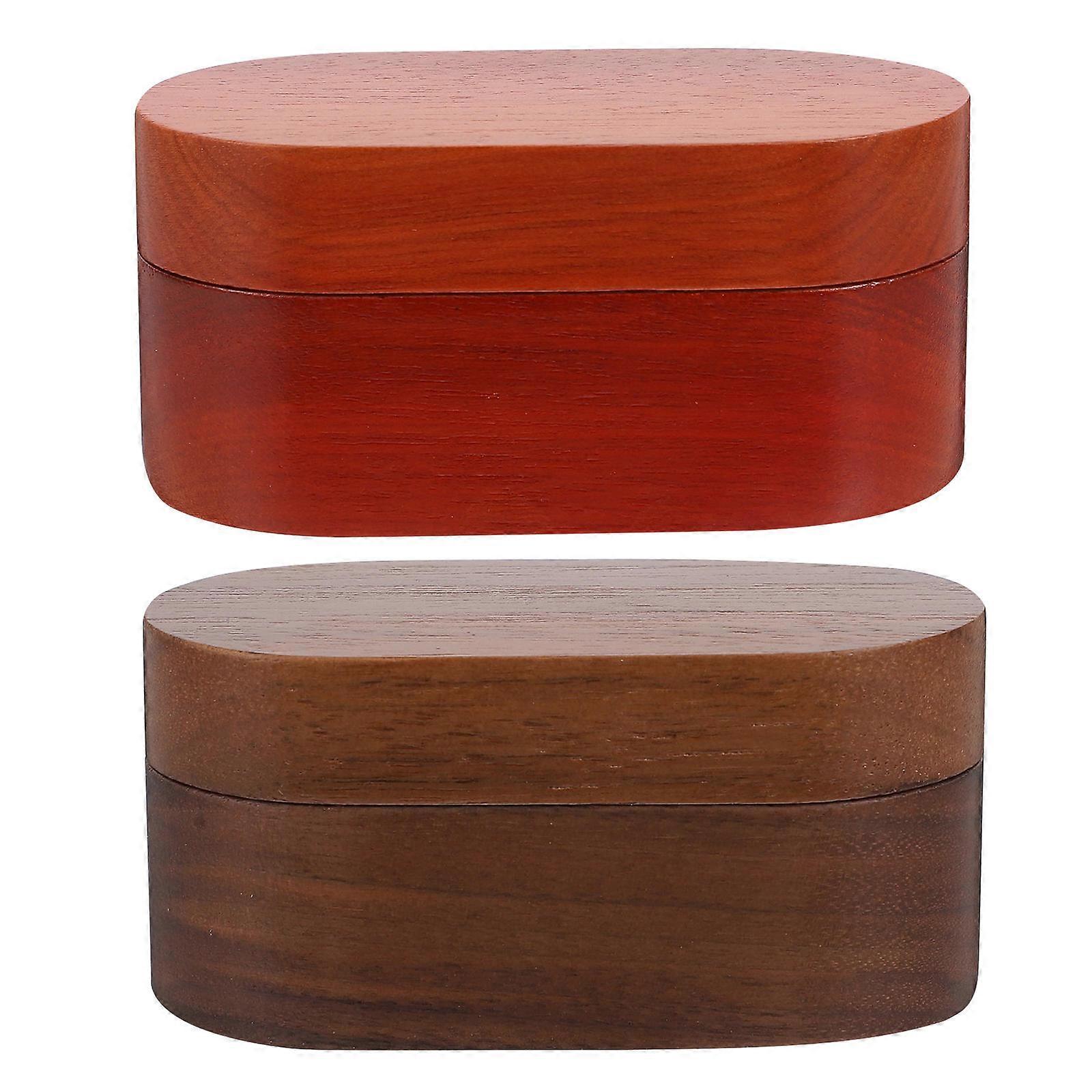 2pcs Portable Guitar Pick Storage Boxes Guitar Pick Packing Boxes Assorted Color