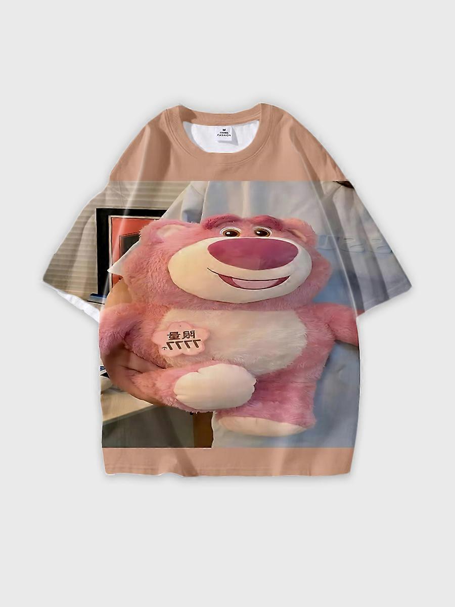 T-shirt round neck Pattern loose short sleeve JW4801