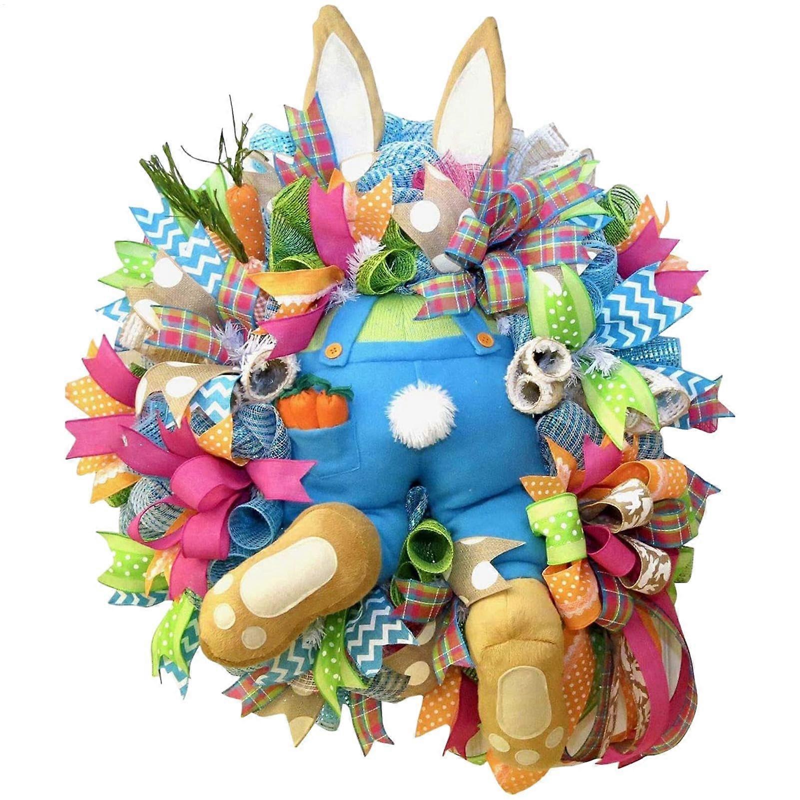 Garland Thief Rabbit Garland, Easter Colorful Wreath Decorations, Rabbit