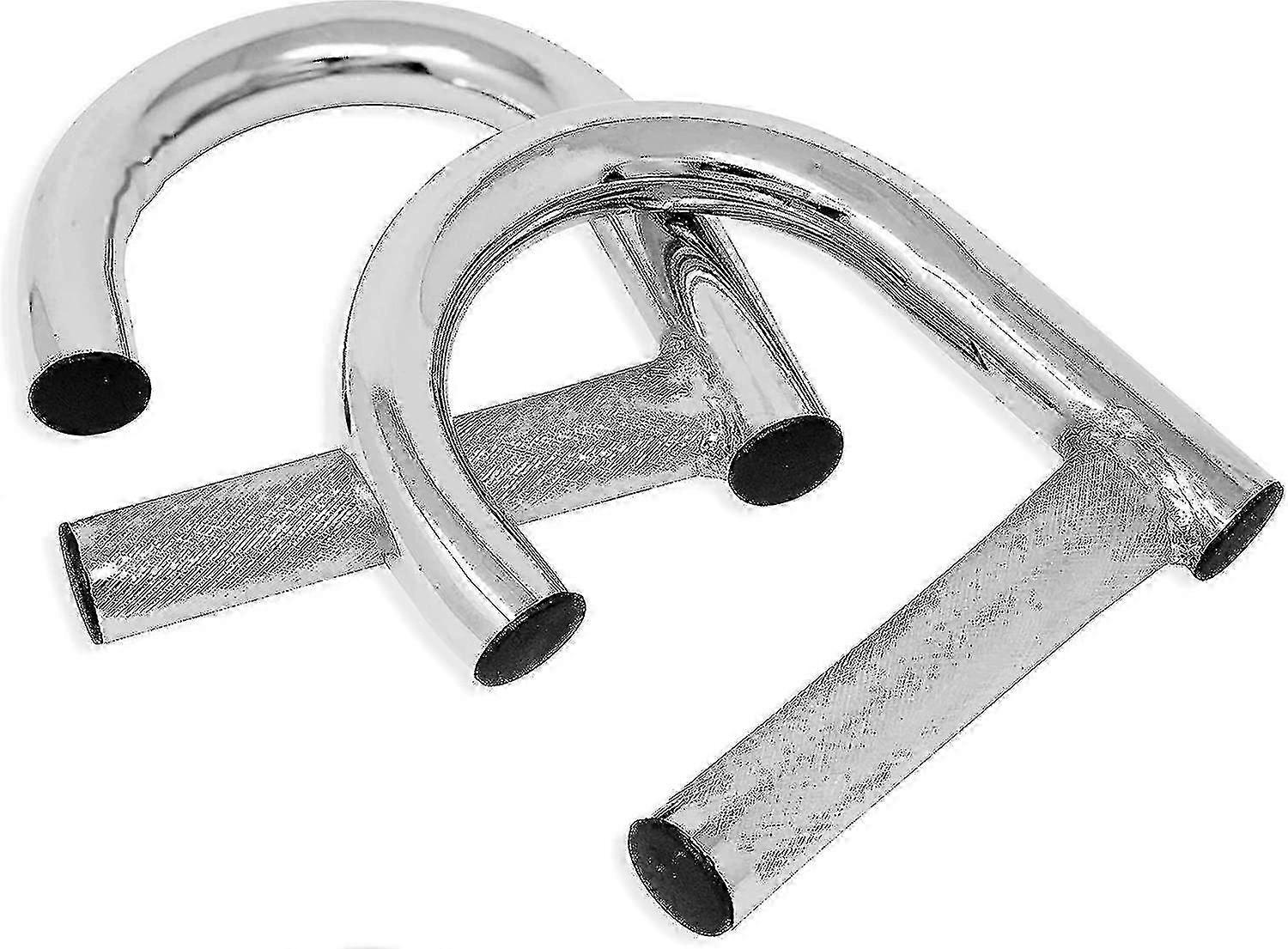Poignées de bande de résistance entièrement métalliques (ensemble de 2) | | d’acier de qualité industrielle robuste Surface moletée extra-agrippée | Poignées les plus solides pour bande élastique