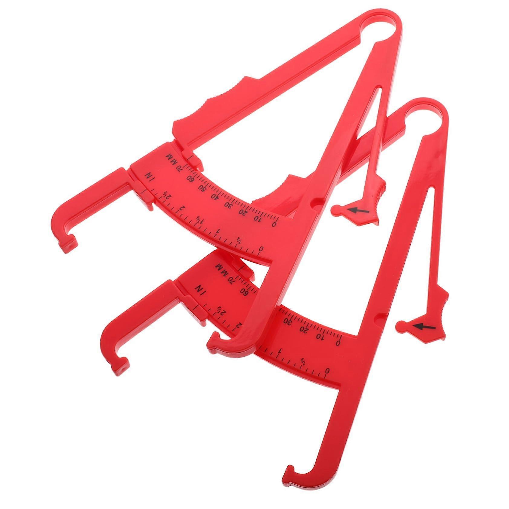 Fat Brake Caliper Mini Plastic Caliper Device for Fat Loss BMI Measuring Tool
