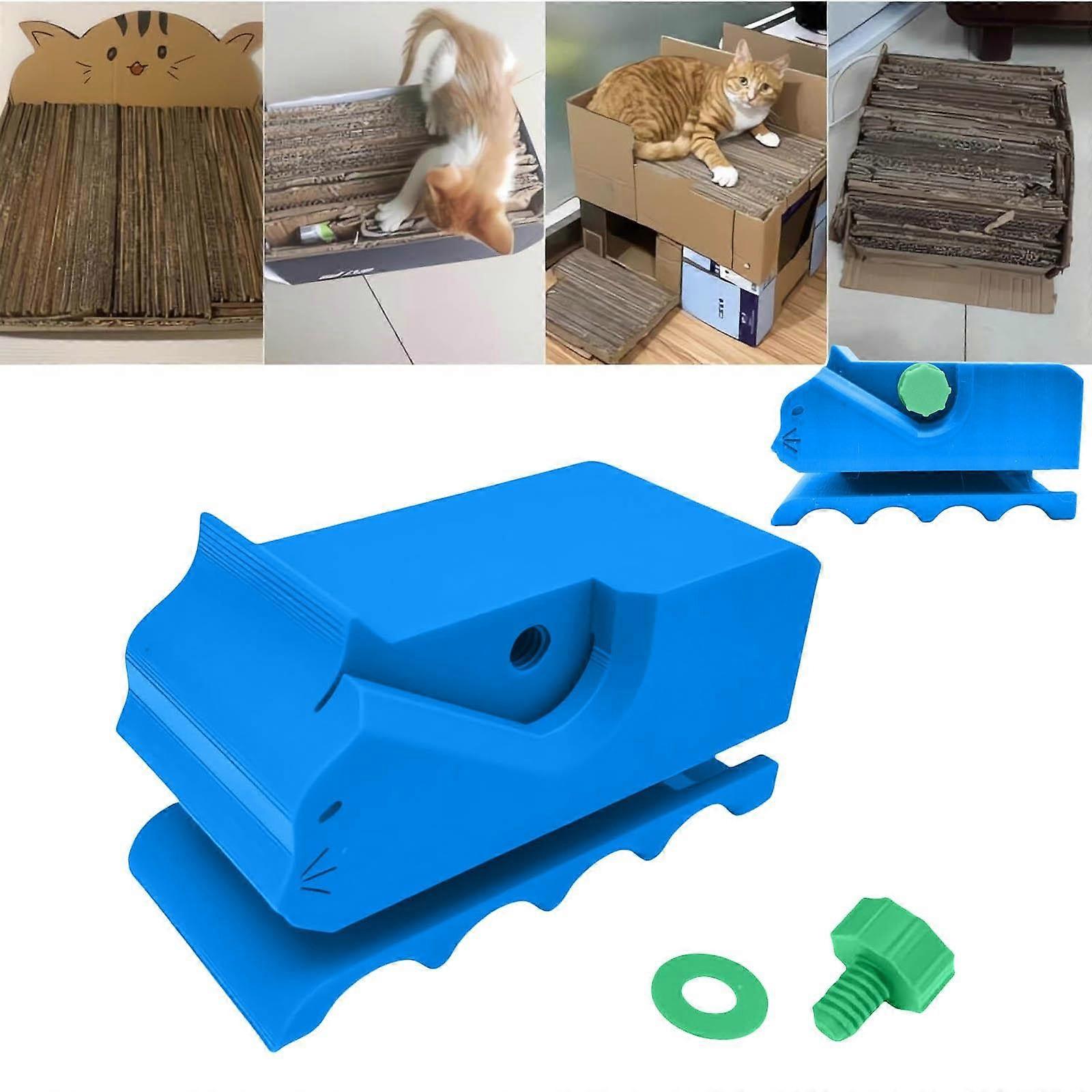 Cardboard Cutter for Cat Scratchers, 3D Printed Cardboard Cutter, Cat Shaped Scratching Cardboard Cutting Machine