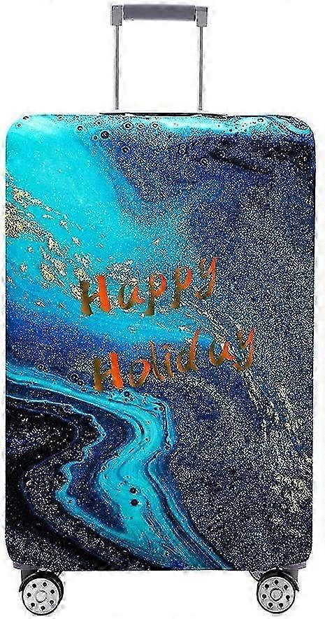Capa de bagagem lavável para malas de 18 a 32 polegadas, protetor anti-riscos em design River