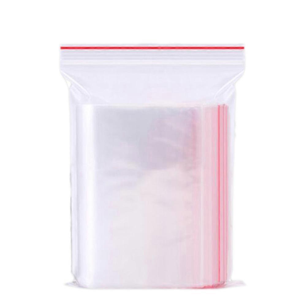 100pcs Heavy Duty Transparent Reclosable Storage Bags – Zipper Sealing Bags for Organizing Jewelry, Candy, Coins, Buttons – Clear Dispenser Bags