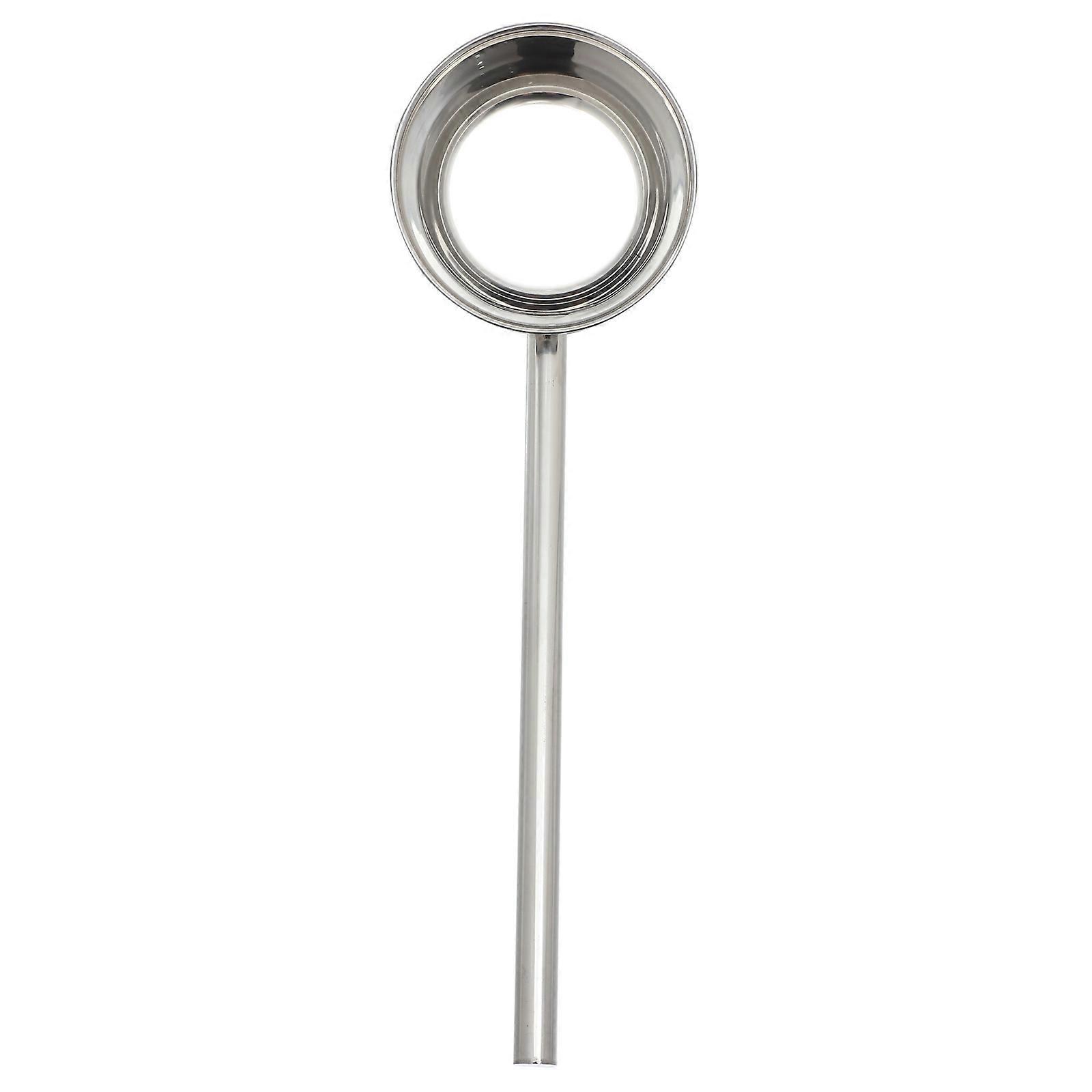 Stainless Steel Ladle For Home Long Handle Design Silver 57X18CM Fetching Soup 1Set